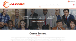 Desktop Screenshot of alcore.com.br